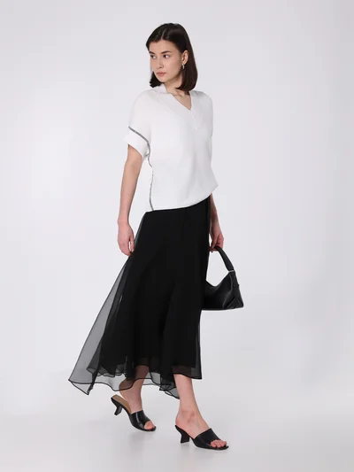 Пуловер цвет белый — превью 2