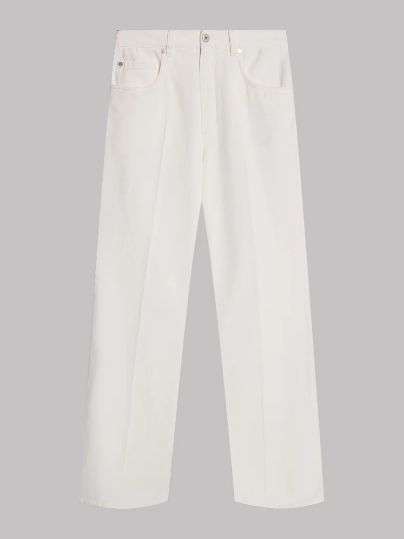 Джинсы цвет молочный