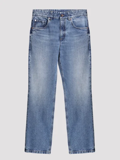 Джинсы цвет синий — превью 1