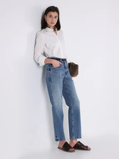 Джинсы цвет синий — превью 3