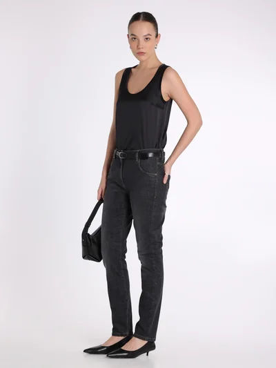 Джинсы цвет черный — превью 2