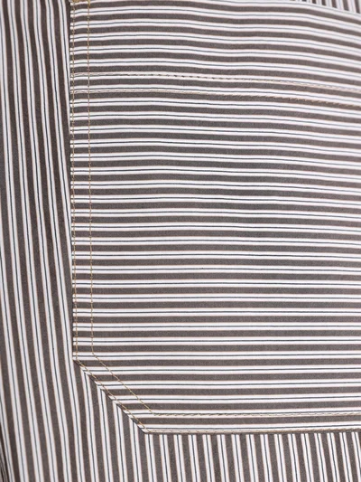 Брюки цвет шоколадно-белый — превью 4