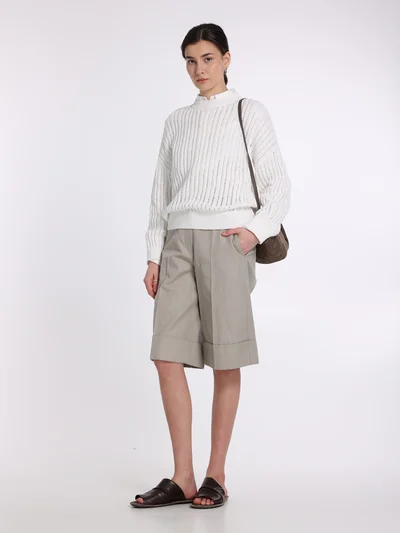 Бермуды цвет светло-бежевый — превью 4