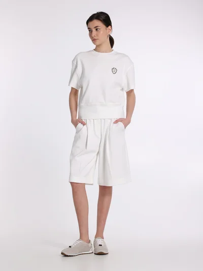 Шорты цвет белый — превью 2