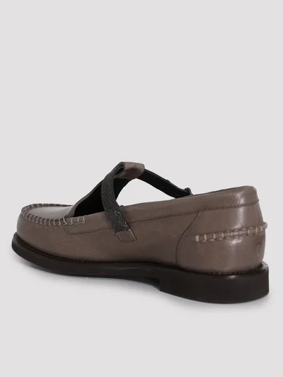 Лоферы цвет коричневый — превью 3