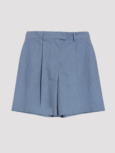 Шорты цвет голубой — превью 1