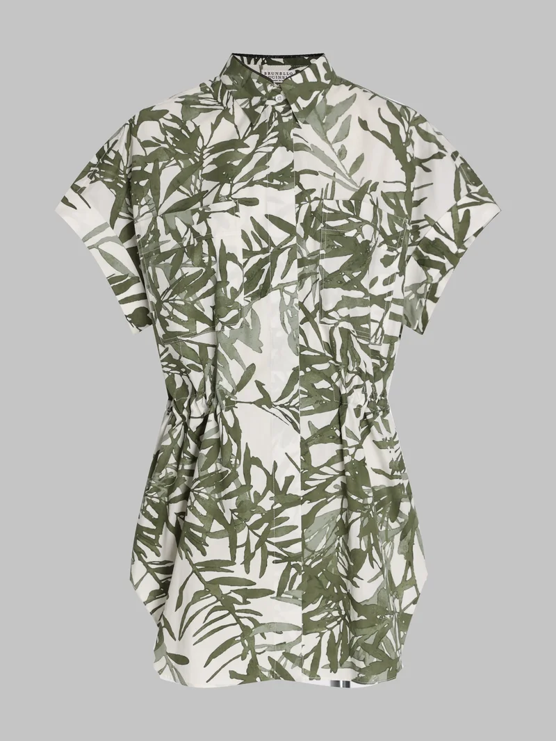 Рубашка цвет зеленый