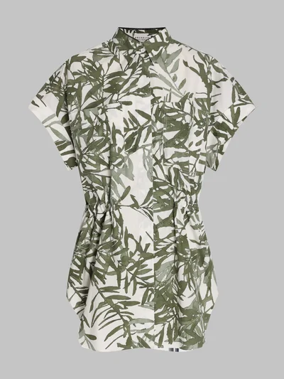 Рубашка цвет зеленый — превью 1