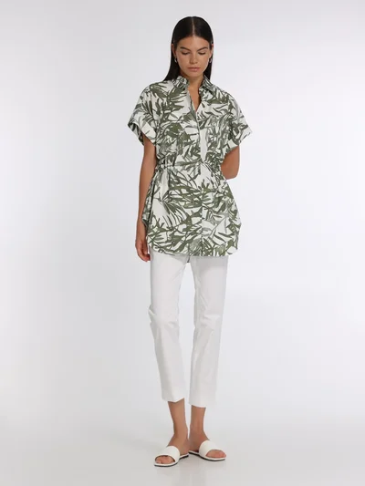 Рубашка цвет зеленый — превью 3