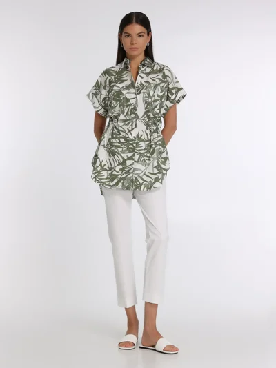 Рубашка цвет зеленый — превью 4