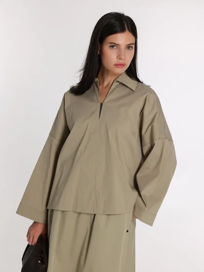 Рубашка цвет бежевый — превью 2