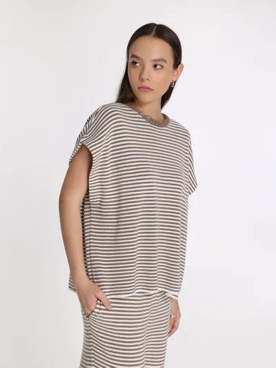 Джемпер цвет молочно-бежевый — превью 2