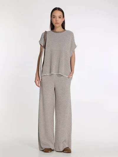 Брюки цвет молочно-бежевый — превью 2