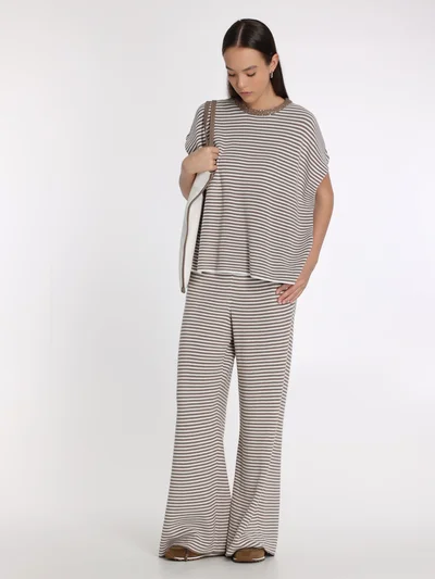 Брюки цвет молочно-бежевый — превью 3