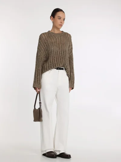 Джемпер цвет кэмэл — превью 3