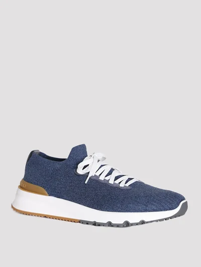 Кроссовки цвет синий — превью 2