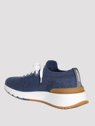 Кроссовки цвет синий — превью 3