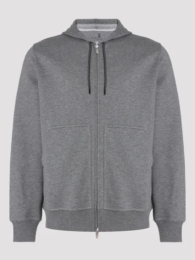 Толстовка цвет серый — превью 1