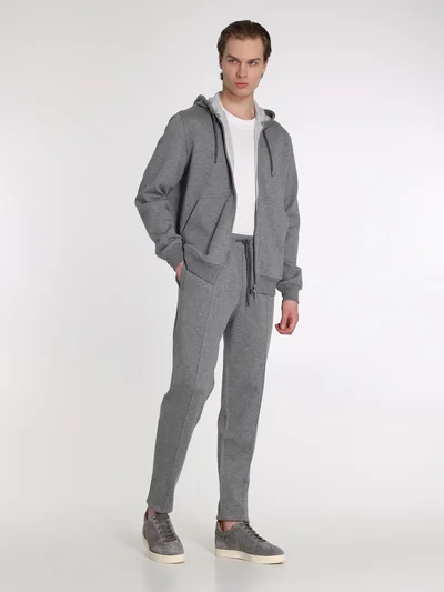 Толстовка цвет серый — превью 3