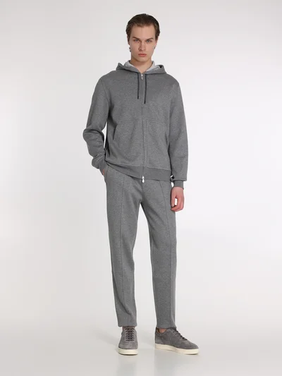 Толстовка цвет серый — превью 5