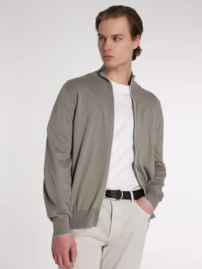 Кардиган цвет хаки — превью 2