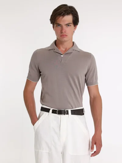 Поло цвет кофе — превью 2