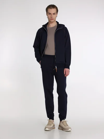 Брюки цвет темно-синий — превью 2