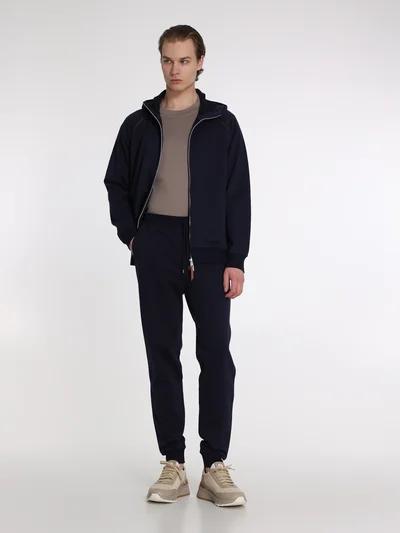 Брюки цвет темно-синий — превью 3