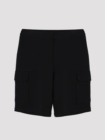 Шорты цвет черный — превью 1