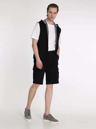 Шорты цвет черный — превью 3