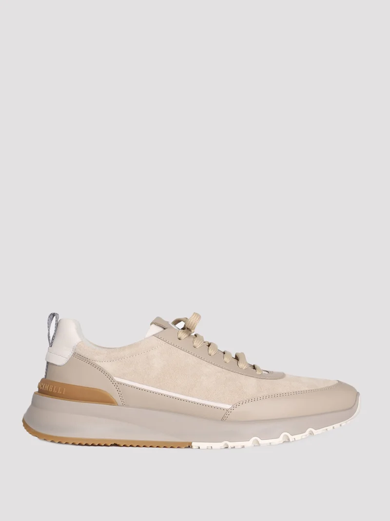 Кроссовки цвет бежевый