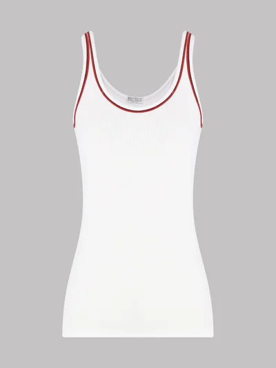 Майка цвет белый — превью 1