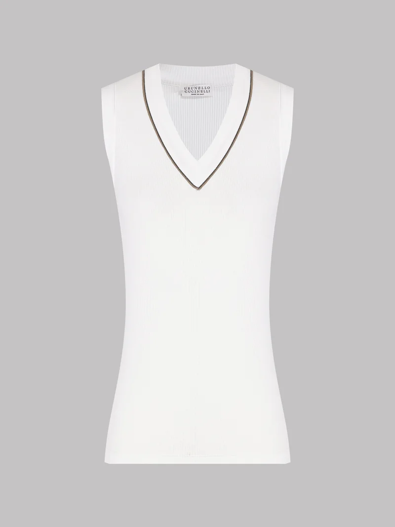 Майка цвет белый