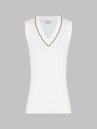 Майка цвет белый — превью 1