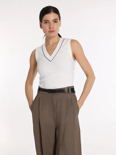 Майка цвет белый — превью 2