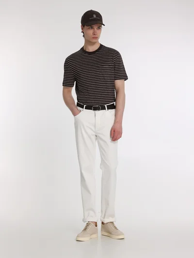 Футболка цвет коричневый — превью 3