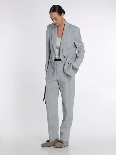 Брюки цвет серый — превью 3