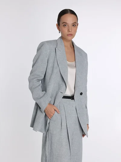 Жакет цвет серый — превью 2