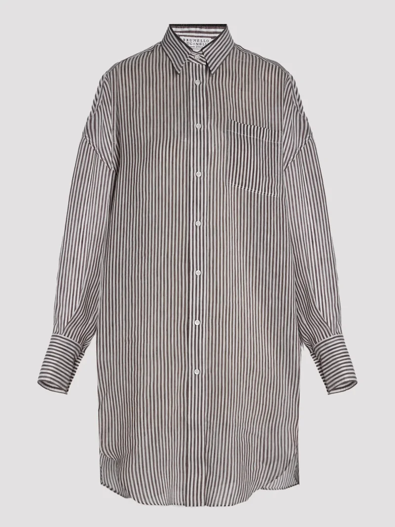 Рубашка цвет коричневая