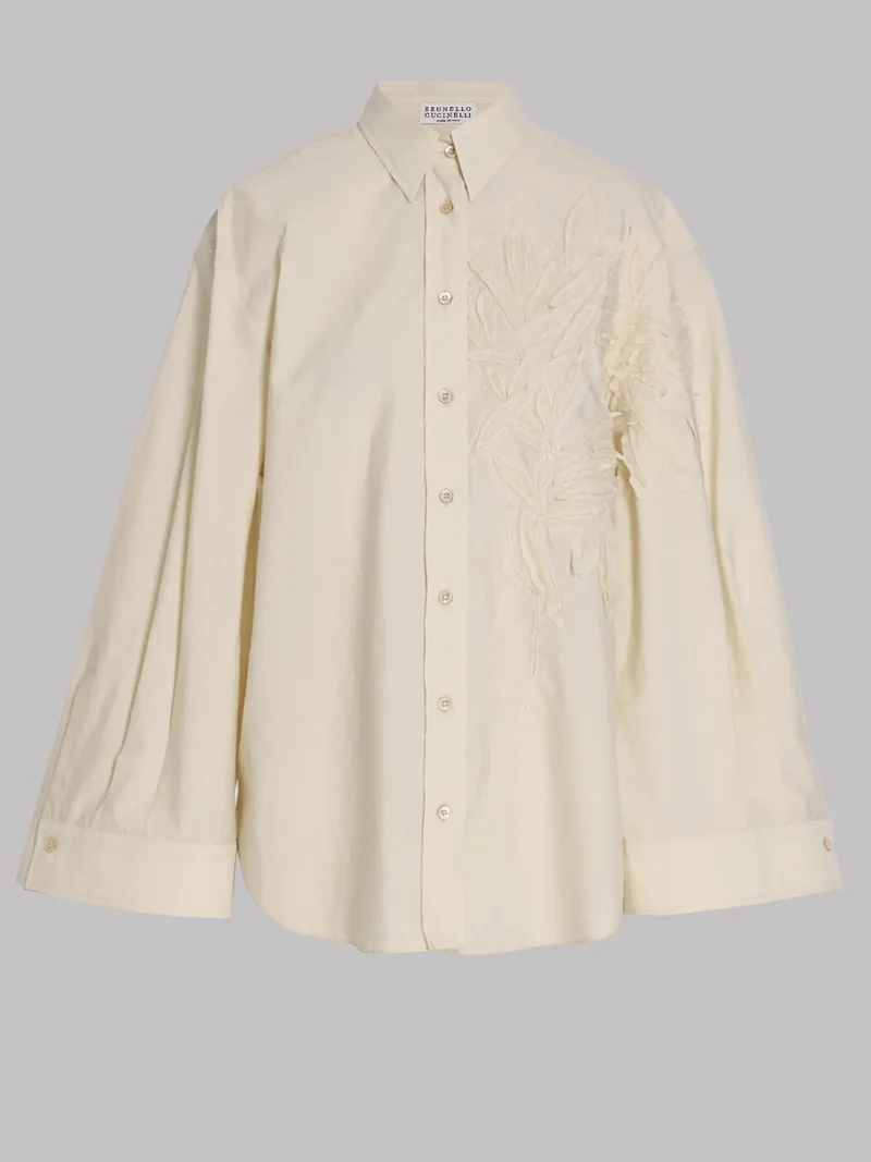 Рубашка цвет сливочный