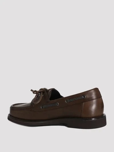 Лоферы цвет коричневый — превью 4