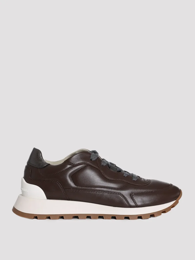 Кроссовки цвет темно-коричневый