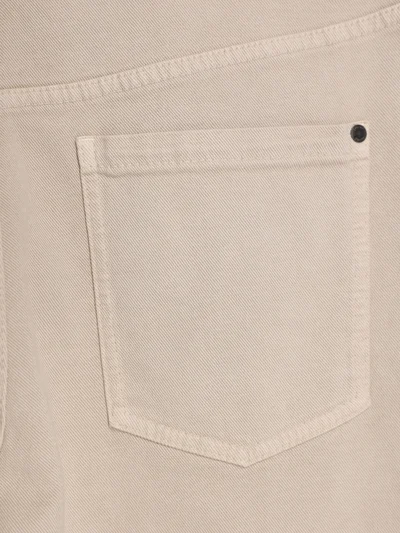 Джинсы цвет бежевый — превью 3