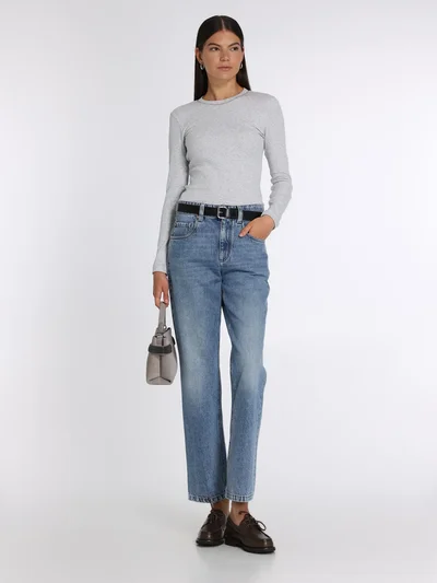 Джинсы цвет синий — превью 2