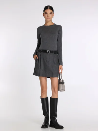 Джемпер цвет темно-серый — превью 3