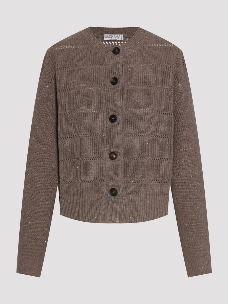 Кардиган цвет коричневый