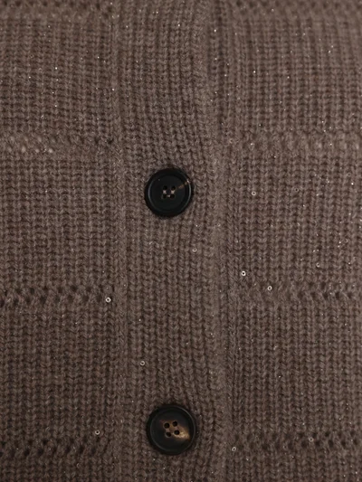 Кардиган цвет коричневый — превью 4