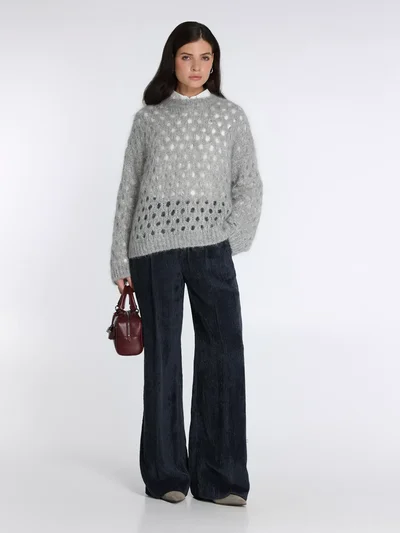 Брюки цвет темно-синий — превью 2