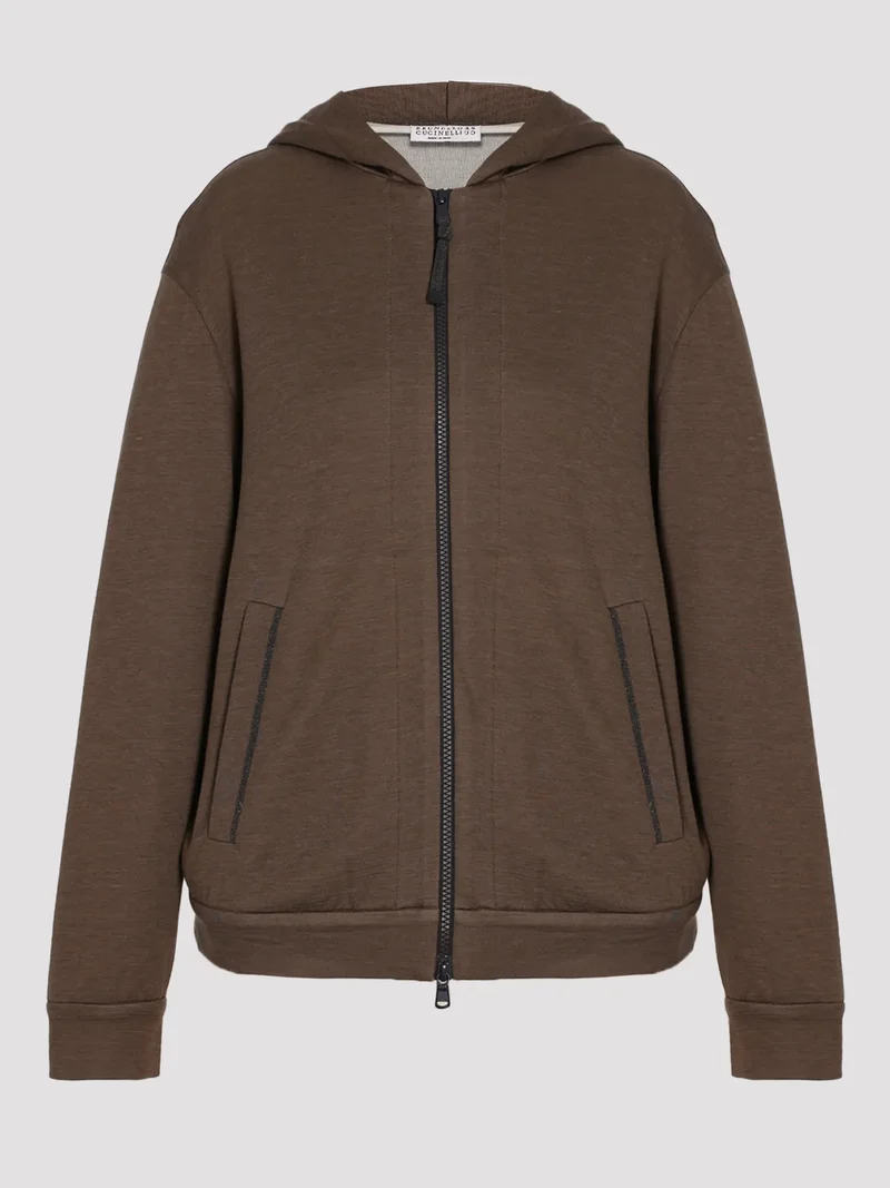 Толстовка цвет шоколадный