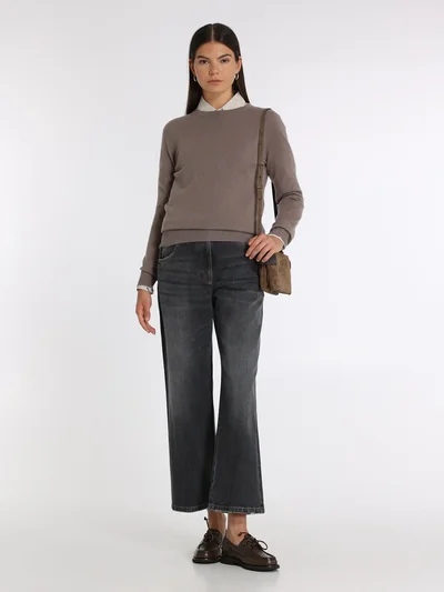 Джинсы цвет темно-серый — превью 2